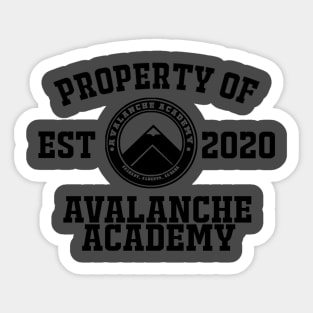 Avalanche Academy Sticker